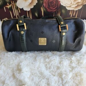 MCM Vintage Black and Green Bag